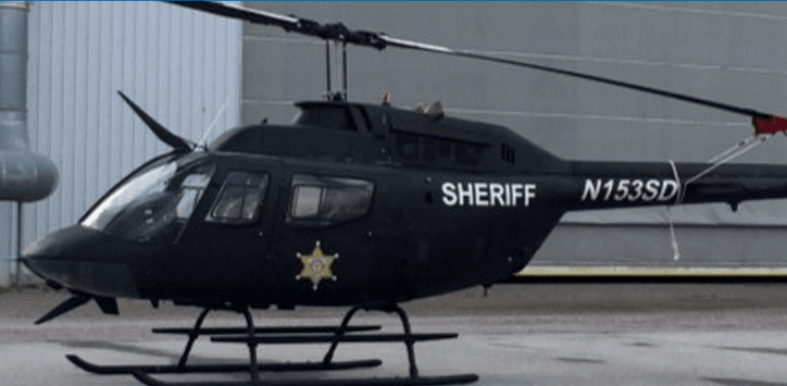 Parked Sheriff Helicopter